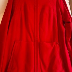 lululemon athletica Vibrant Red Utility Jacket OG Luon. Real Red.